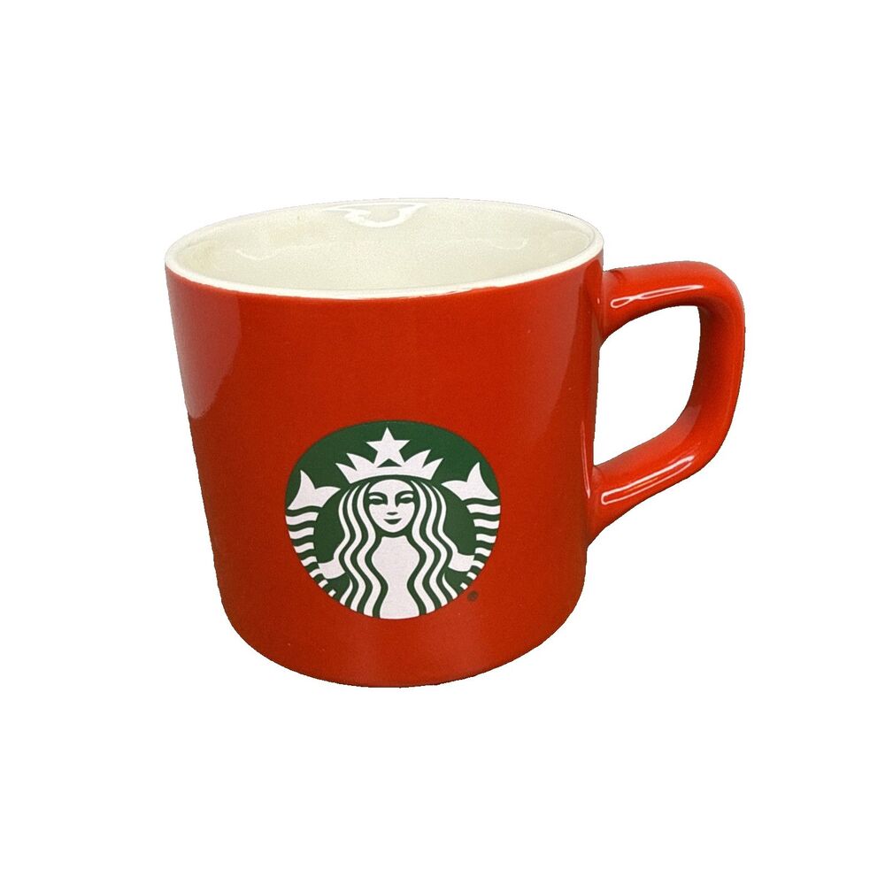 Starbucks Red Holiday 2021 Siren Mermaid Logo 11 oz Coffee Mug Tea Cup Collector